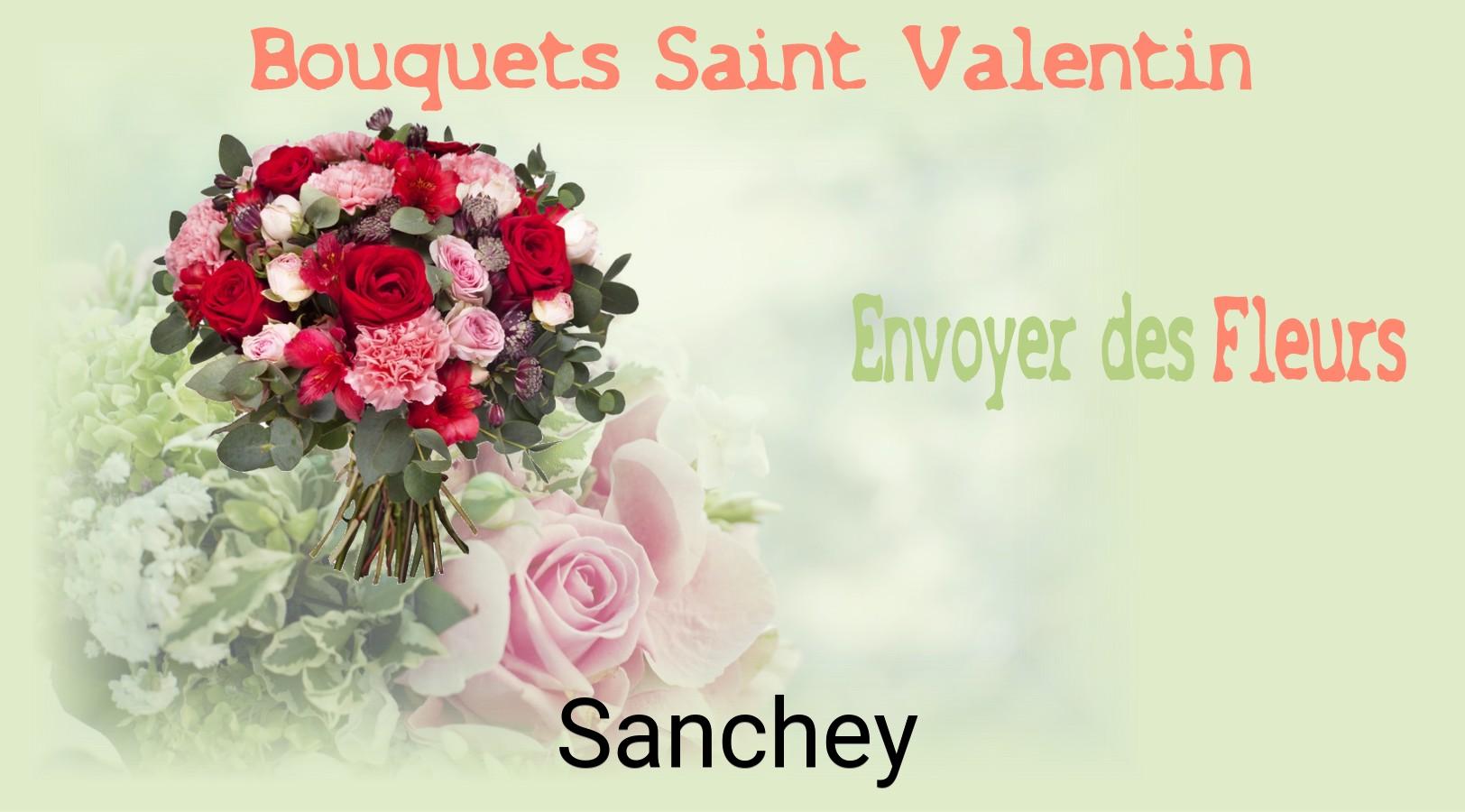 Roses de Saint-Valentin livrées à Sanchey